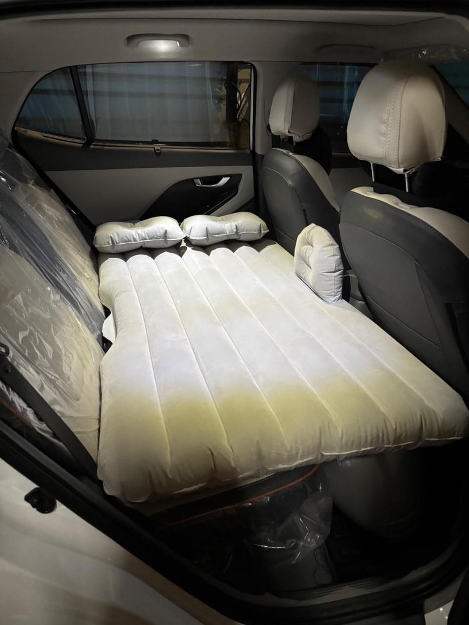 INFLATABLE CAR TRAVEL MATTRESS + 2 PILLOWS | LoopCarts