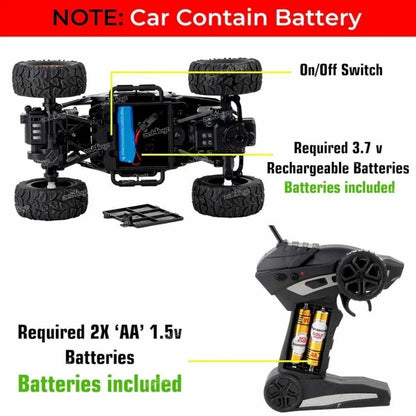 REMOTE CONTROL ROCK CRAWLER MONSTER TRUCK | LoopCarts
