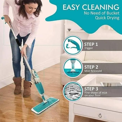 [60% OFF & COD AVAILABLE]  Spray Mop with Bottle & Pads | Loopcarts