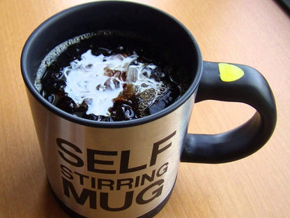 Self Stirring Coffee Mug – Automatic Mixing Travel Cup