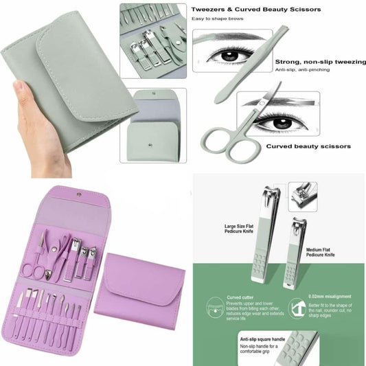 WOMEN’S TRAVEL MANI‑PEDI NAIL KIT – 10‑IN‑1 | LoopCarts